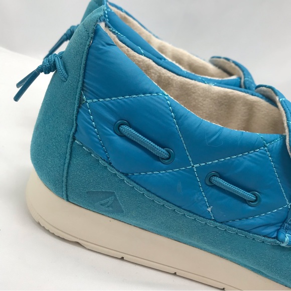 Sperry Moc-Sider Slip-On Sneaker Blue Quilted Size 11 - Picture 7 of 10